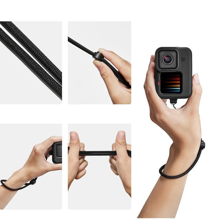 GoPro用シリコンケース レンズカバー ハンドストラップ | PlusNao | 詳細画像7 