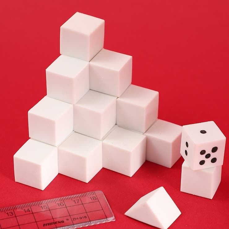 消しゴム 5個セット ブロック | PlusNao | 詳細画像2 