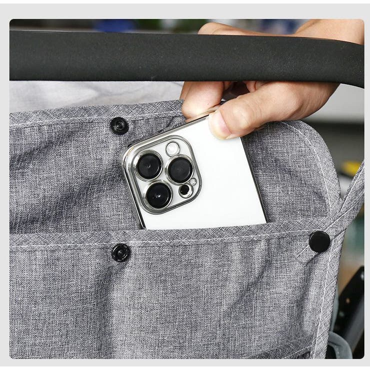 ベビーカーバッグ バギーバッグ 収納ポケット | PlusNao | 詳細画像10 