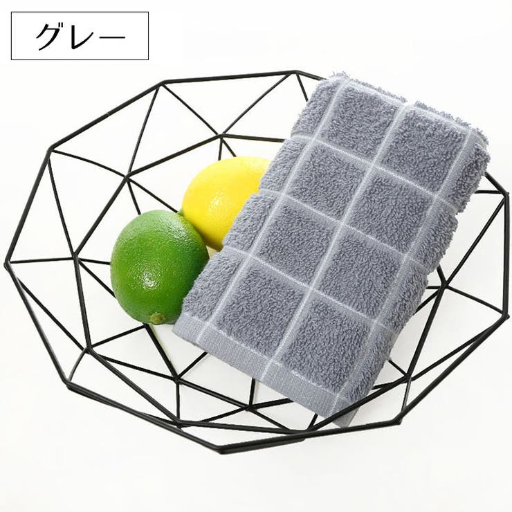 フェイスタオル バス用品 格子柄 | PlusNao | 詳細画像11 