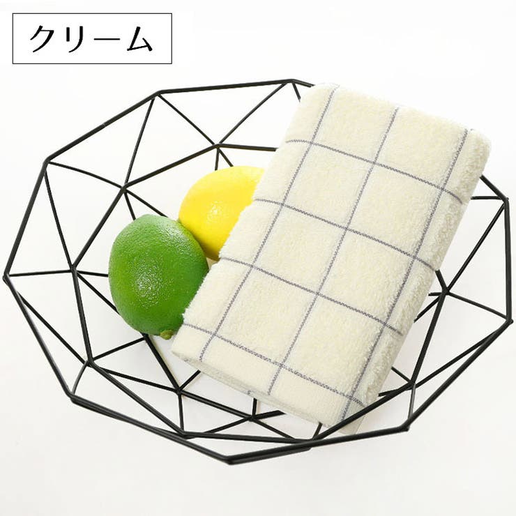 フェイスタオル バス用品 格子柄 | PlusNao | 詳細画像9 