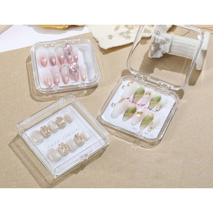 ネイルチップケース 2個セット クリア | PlusNao | 詳細画像3 