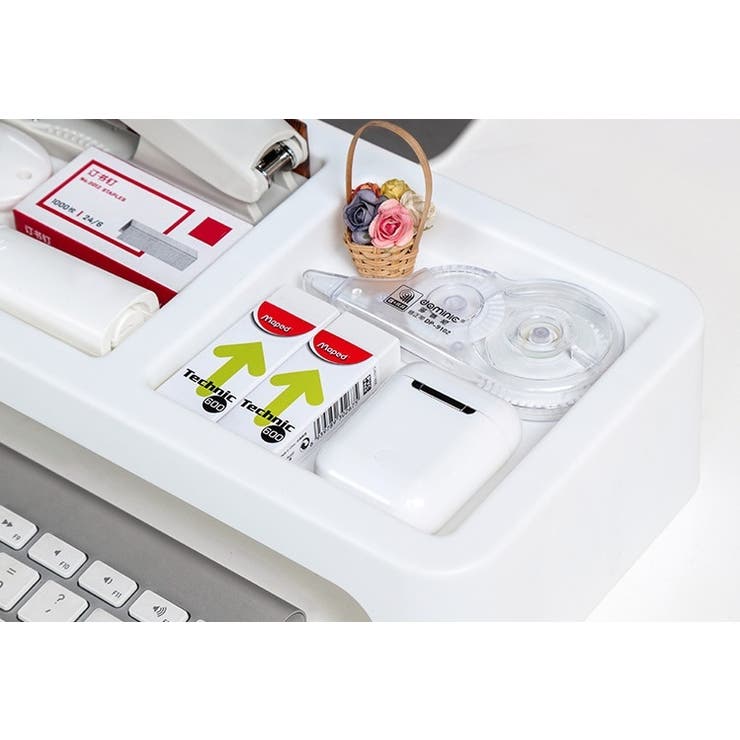 PCモニター前ラック キーボード収納 デスク整理 | PlusNao | 詳細画像10 
