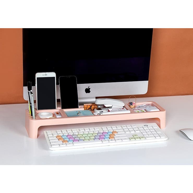 PCモニター前ラック キーボード収納 デスク整理 | PlusNao | 詳細画像3 