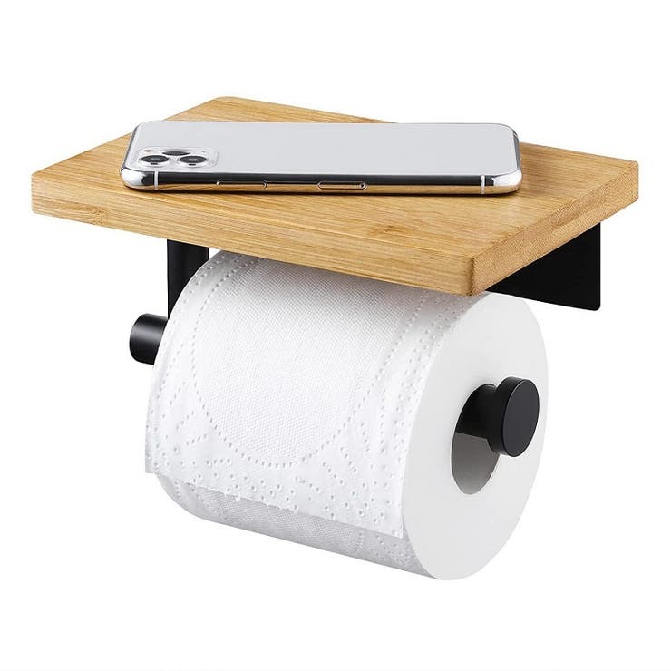 トイレットペーパーホルダー 棚付き トイレ用品 | PlusNao | 詳細画像3 