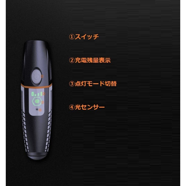 自転車用ライト 自転車 usb充電式 | PlusNao | 詳細画像10 