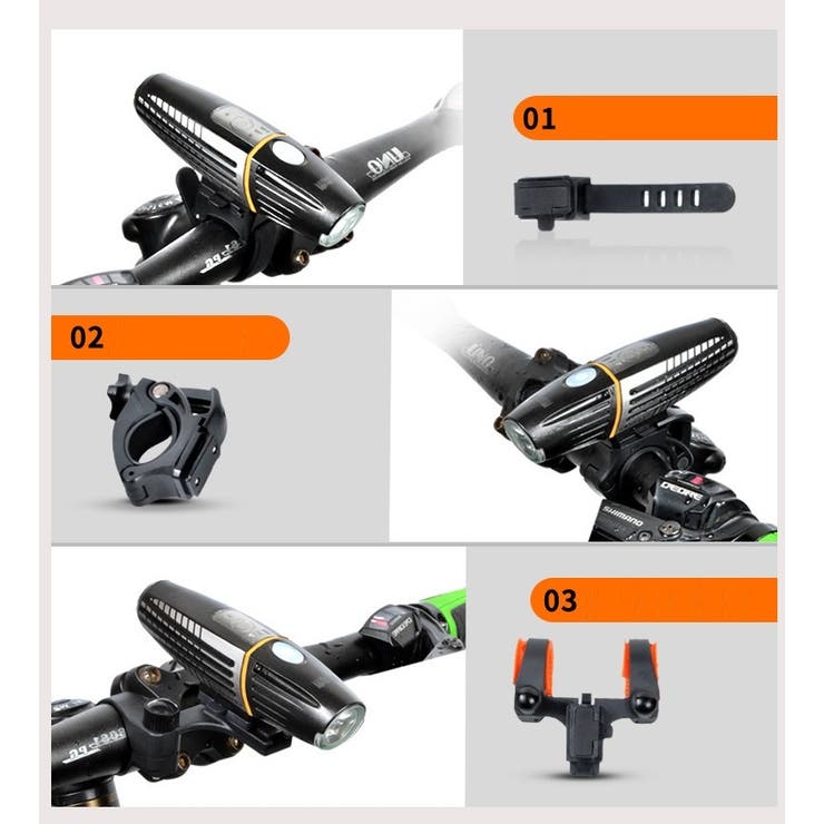 自転車用ライト 自転車 usb充電式 | PlusNao | 詳細画像14 