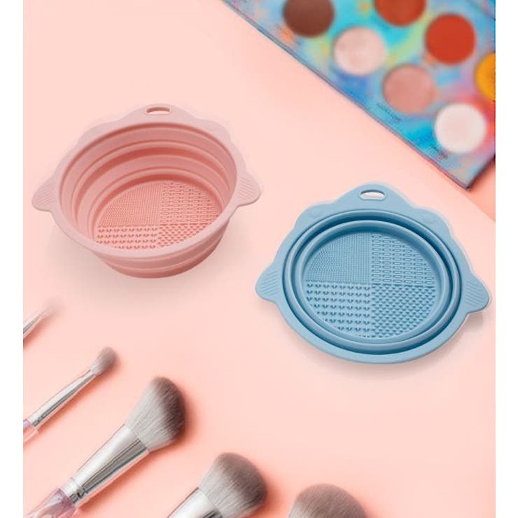 メイクブラシクリーナー スポンジクリーナー ブラシ洗浄ボウル | PlusNao | 詳細画像3 