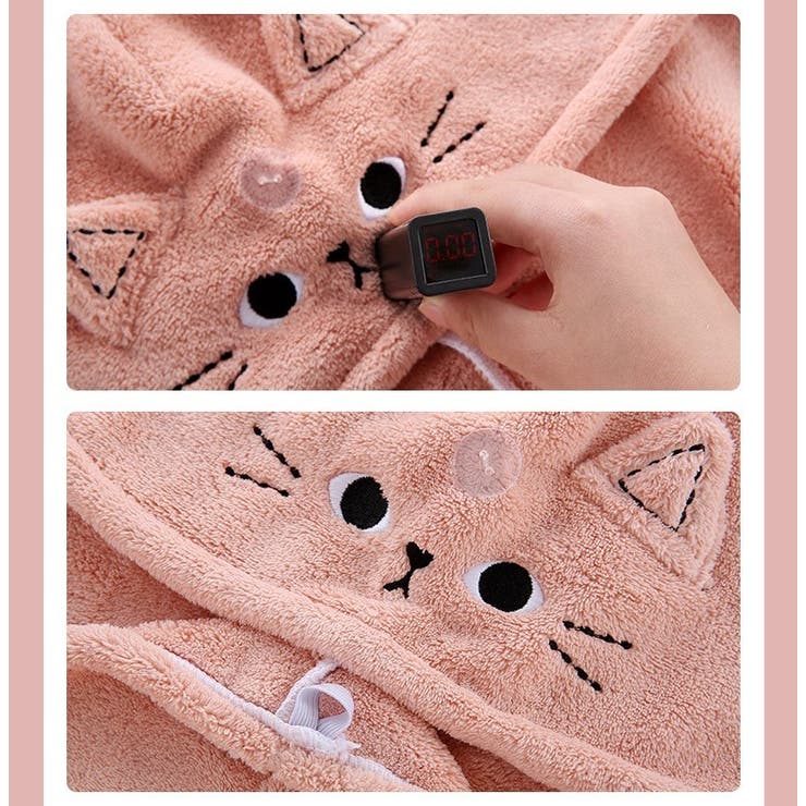 ヘアドライタオル タオルキャップ ドライキャップ | PlusNao | 詳細画像15 
