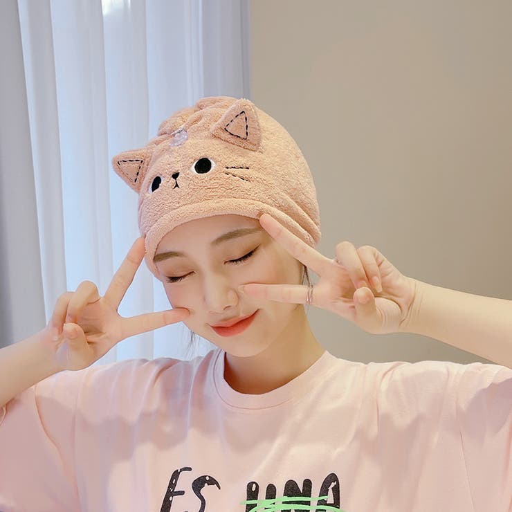 ヘアドライタオル タオルキャップ ドライキャップ | PlusNao | 詳細画像3 
