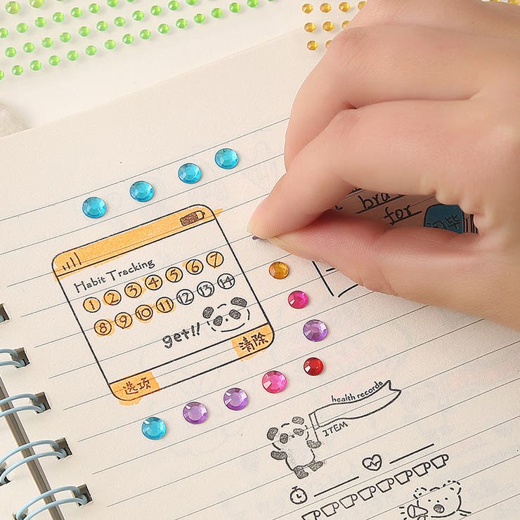 ネイルシール フェイスシール 2枚セット | PlusNao | 詳細画像6 