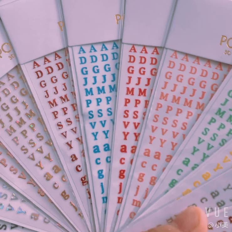 ネイルシール アルファベット 英字 | PlusNao | 詳細画像16 