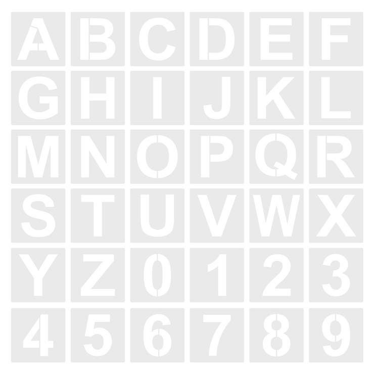 ステンシルプレート 正方形 文字 | PlusNao | 詳細画像6 