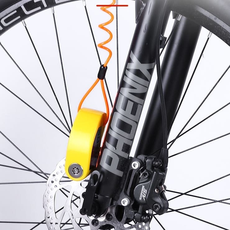 コイル式ワイヤーケーブル ケーブルロック バイク用品 | PlusNao | 詳細画像10 