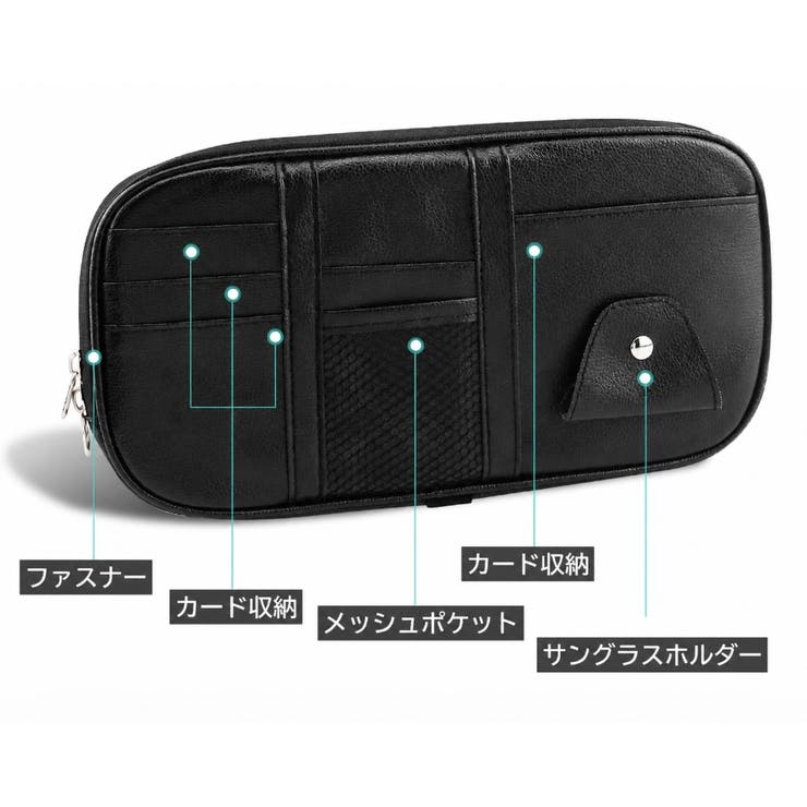 車用収納ポケット 収納ホルダー サンバイザー | PlusNao | 詳細画像5 