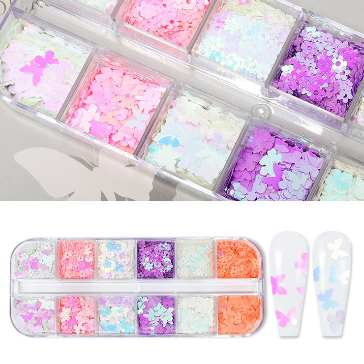 ネイルパーツ 12種類 ケース付き | PlusNao | 詳細画像4 