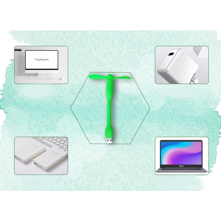USB扇風機 ミニ扇風機 ミニファン | PlusNao | 詳細画像4 