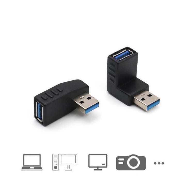 USB方向変換アダプタ L字型 L型 | PlusNao | 詳細画像3 