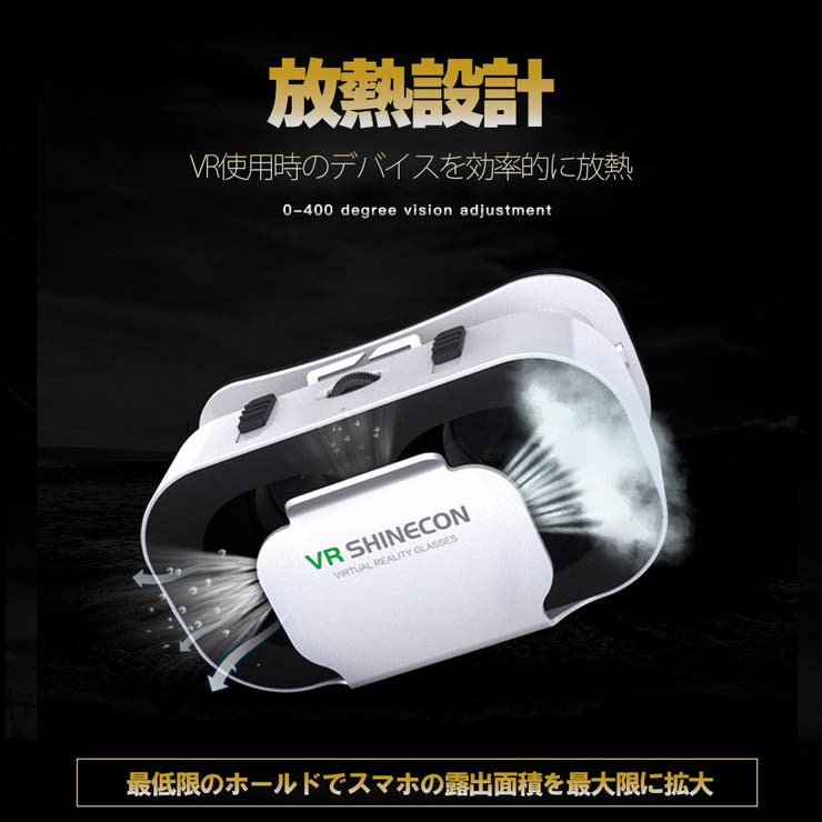 VRゴーグル スマートフォン対応 スマホ対応 | PlusNao | 詳細画像6 