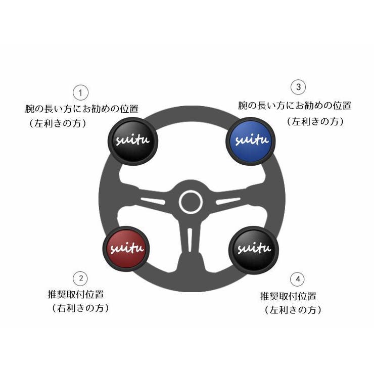 ハンドルスピンナー - 車内アクセサリ