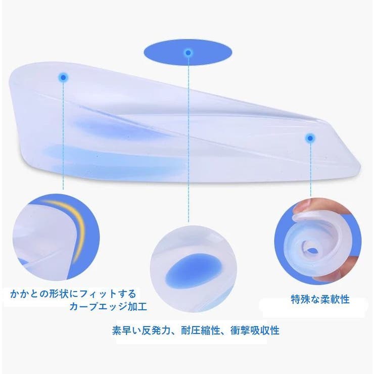 ヒールパッド かかと用インソール 2個セット | PlusNao | 詳細画像7 