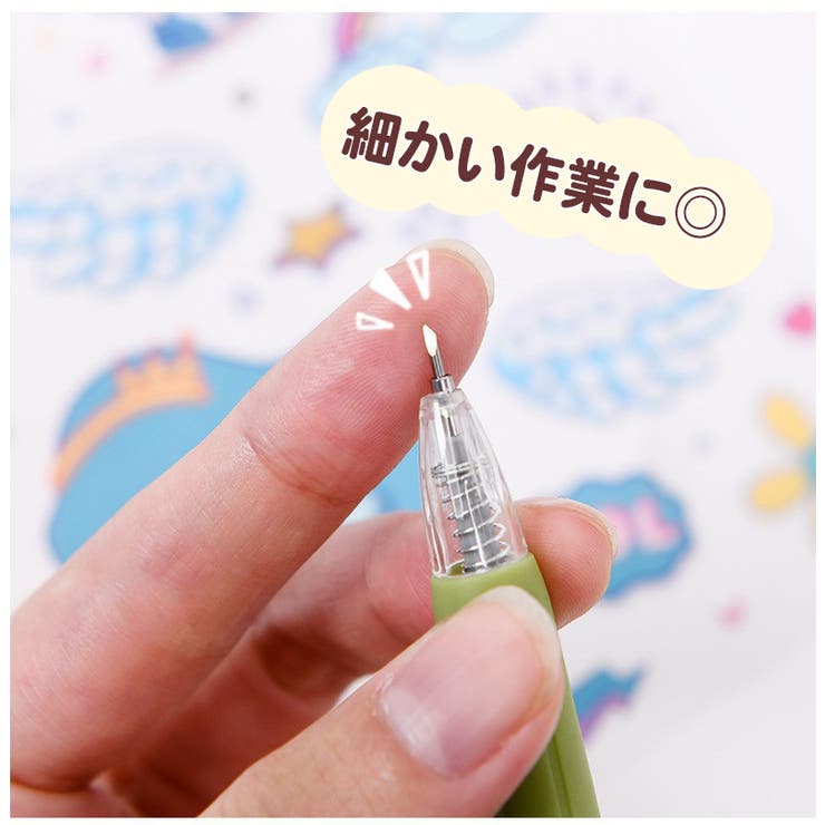 ノック式カッター替え刃 同色4本セット ペン型 | PlusNao | 詳細画像7 