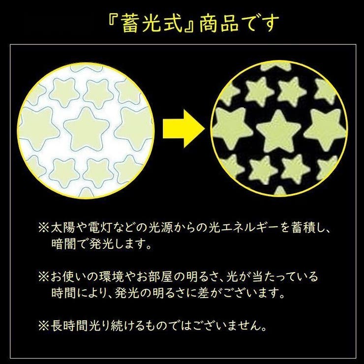 ウォールステッカー 蓄光 夜光 | PlusNao | 詳細画像10 