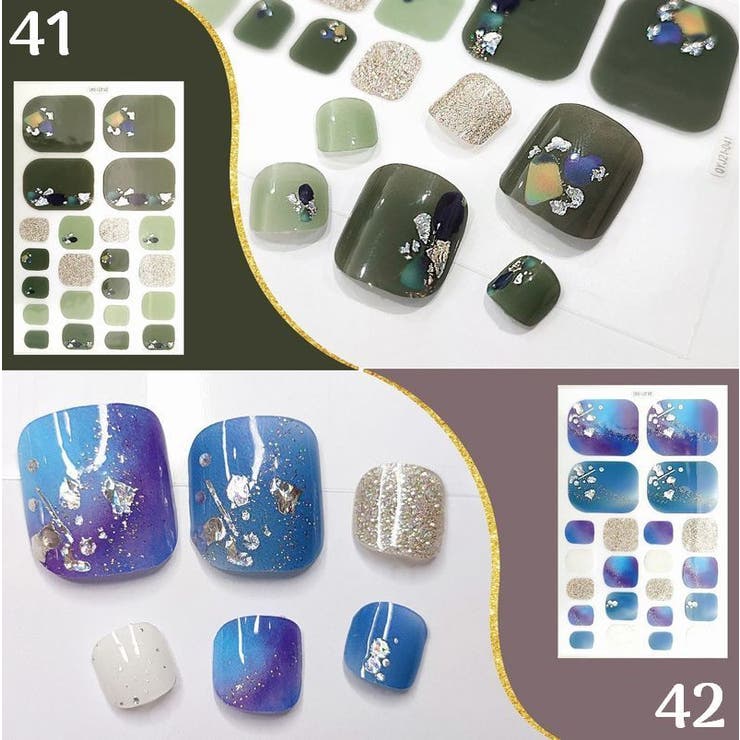 フットネイルシール ネイルステッカー ペディキュア | PlusNao | 詳細画像6 