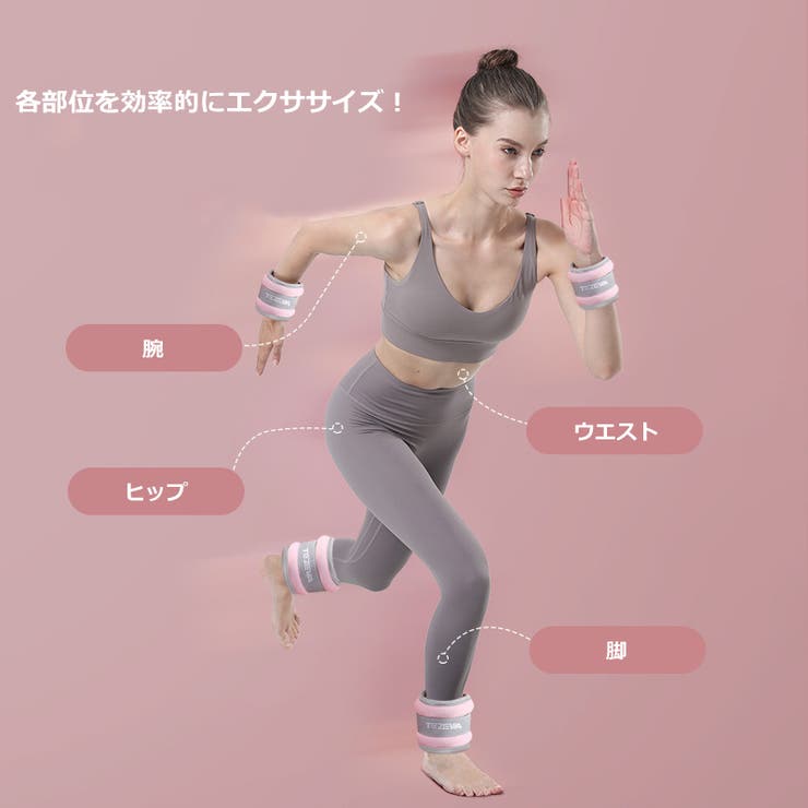 リストウェイト アンクルウェイト 2個セット | PlusNao | 詳細画像4 