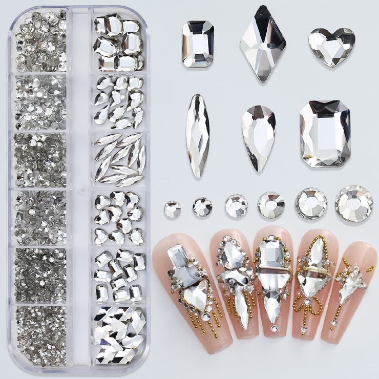 ネイルパーツ ラインストーン 12マス | PlusNao | 詳細画像6 