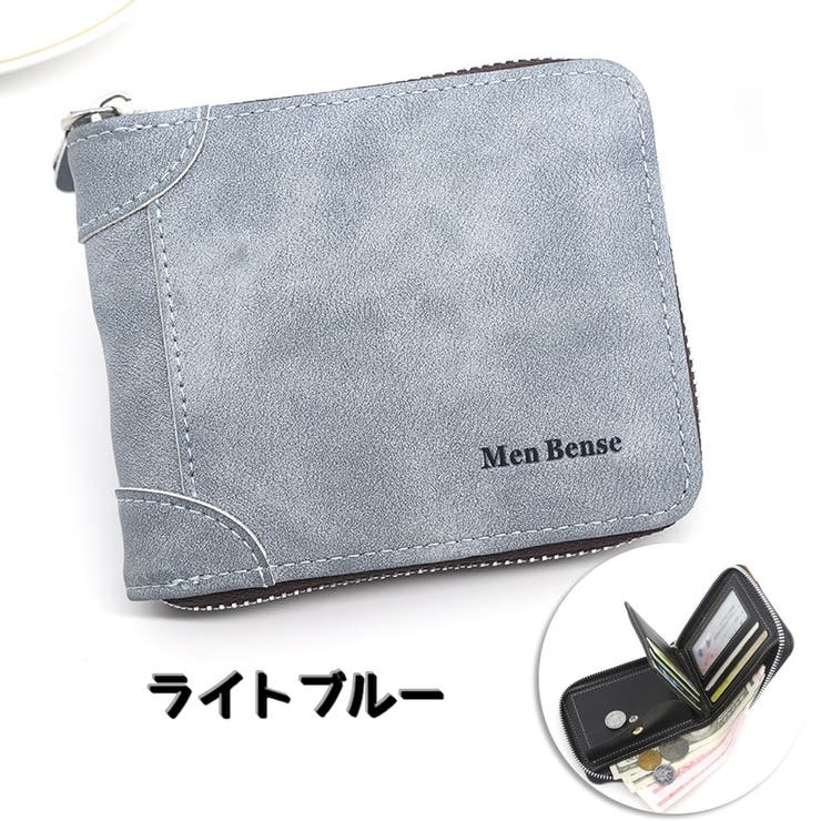 メンズ二つ折り財布 メンズウォレット 財布 | PlusNao | 詳細画像8 