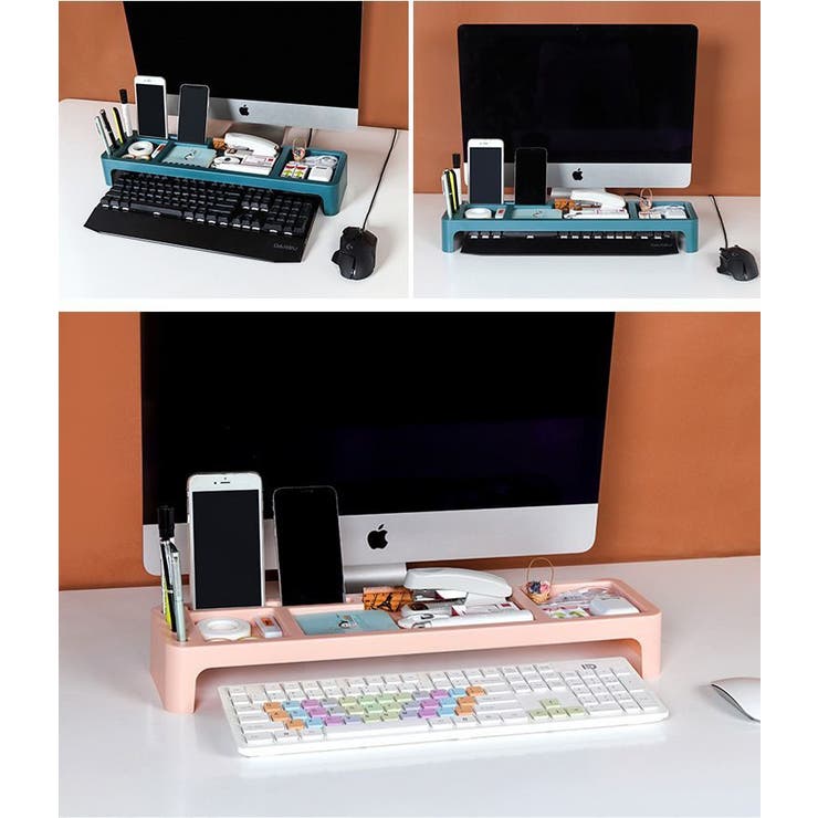 PCモニター前ラック キーボード収納 デスク整理 | PlusNao | 詳細画像11 