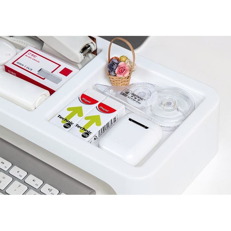 PCモニター前ラック キーボード収納 デスク整理 | PlusNao | 詳細画像16 