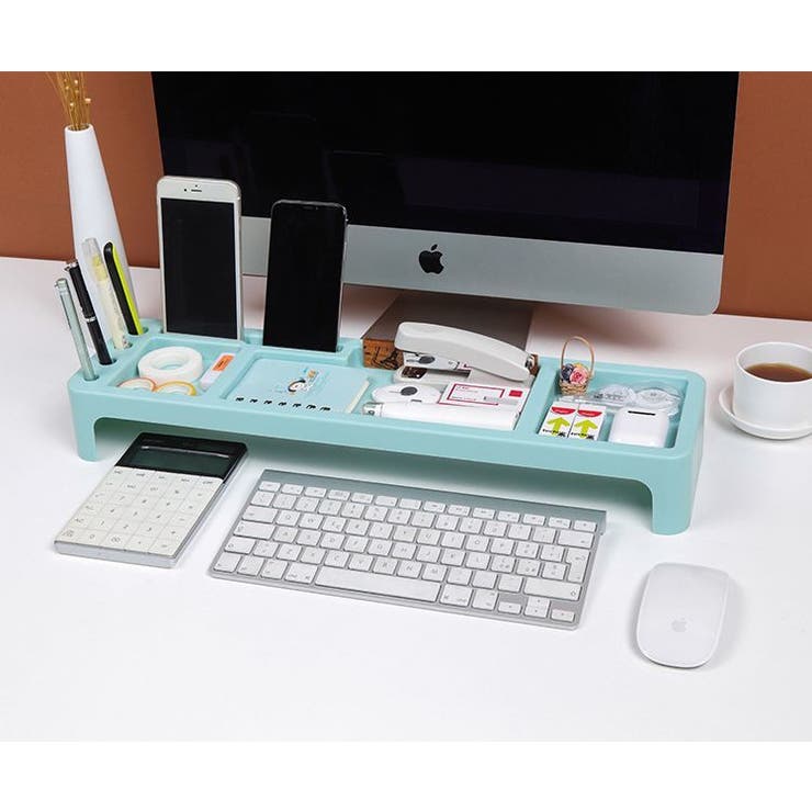 PCモニター前ラック キーボード収納 デスク整理 | PlusNao | 詳細画像9 