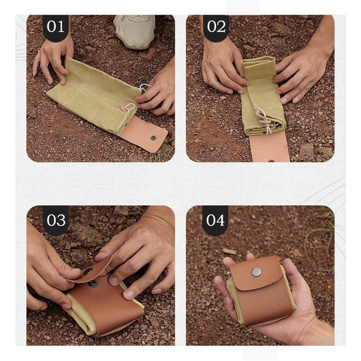 ベルトポーチ ウエストポーチ 巾着袋 | PlusNao | 詳細画像3 