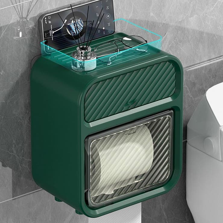 トイレットペーパーホルダー ティッシュ ボックス | PlusNao | 詳細画像8 