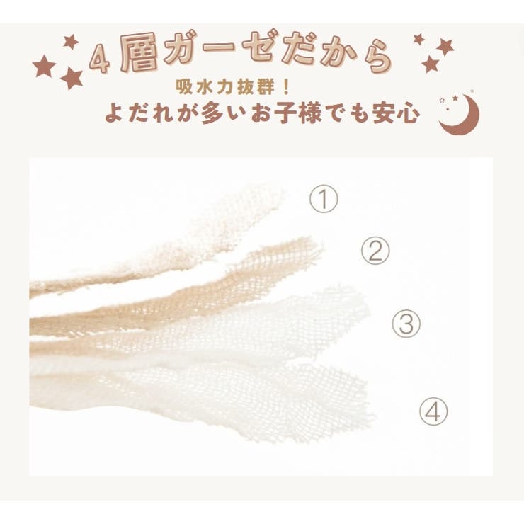 ベビースタイ 3枚セット 三角スタイ | PlusNao | 詳細画像4 
