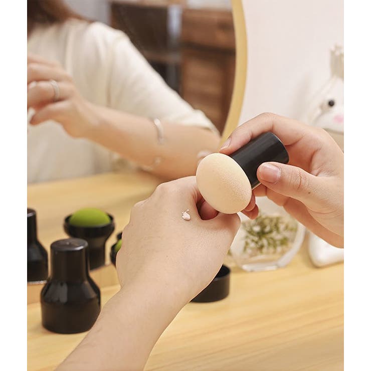 スポンジ パフ 持ち手付き | PlusNao | 詳細画像4 