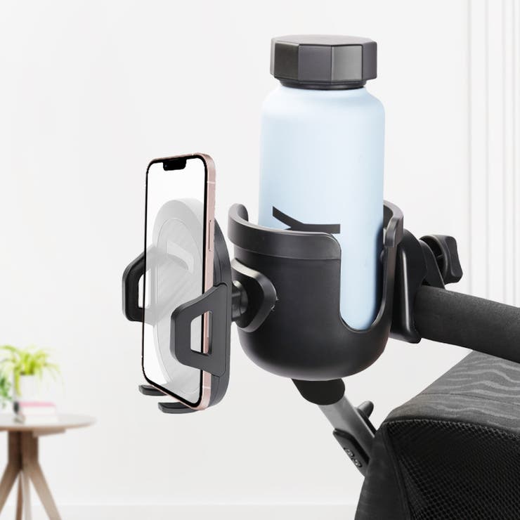ベビーカー用ドリンクホルダー スマホホルダー ボトルホルダー | PlusNao | 詳細画像6 