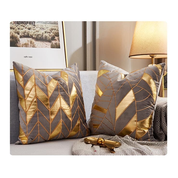 クッションカバー おしゃれ モダン[品番：FQ000138379]｜PlusNao