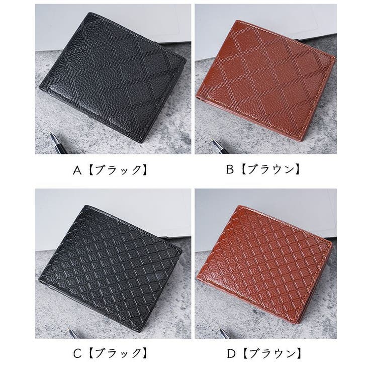 二つ折り財布 ウォレット メンズ | PlusNao | 詳細画像12 