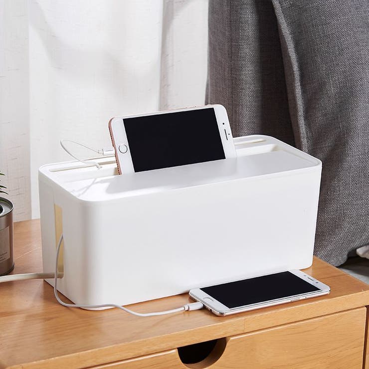 ケーブルボックス 収納家具 充電ステーション | PlusNao | 詳細画像2 