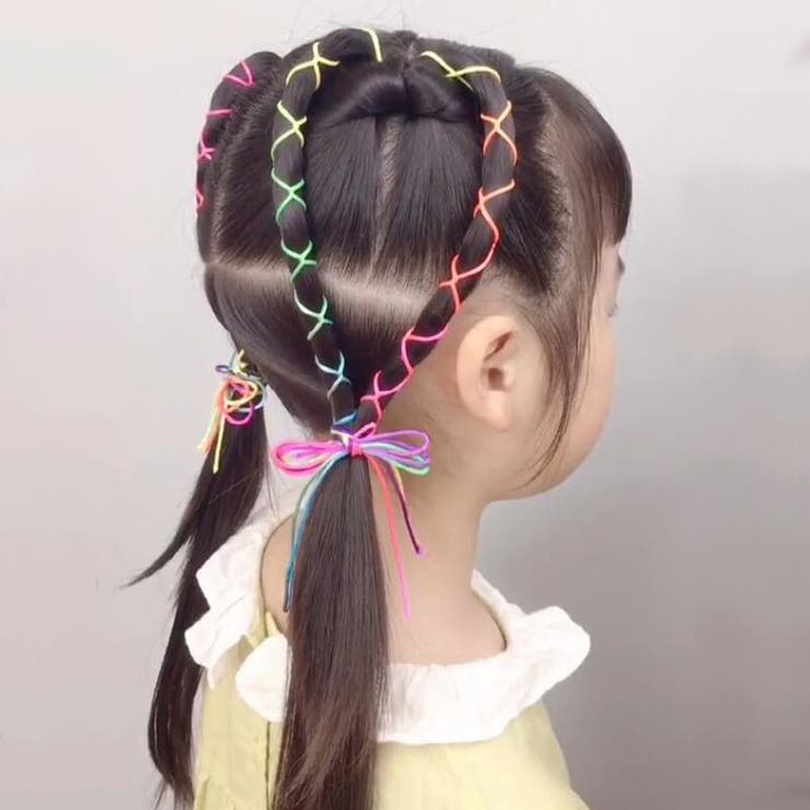 編み込みリボン ヘアリボン 10本セット | PlusNao | 詳細画像2 