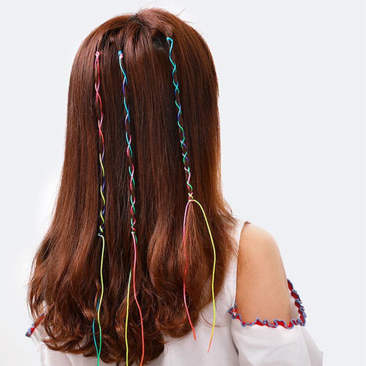編み込みリボン ヘアリボン 10本セット | PlusNao | 詳細画像3 