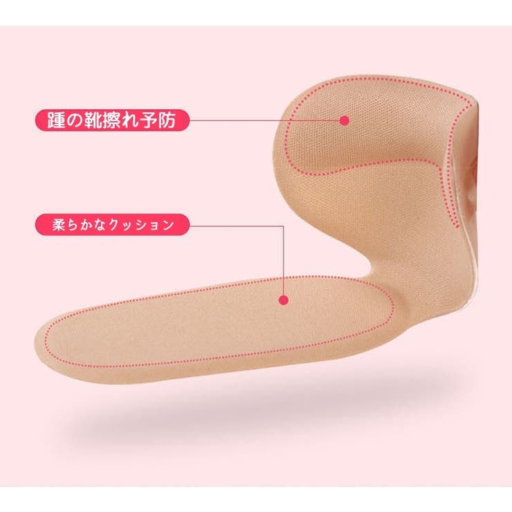 靴ずれ防止パッド 一体型 踵 | PlusNao | 詳細画像4 