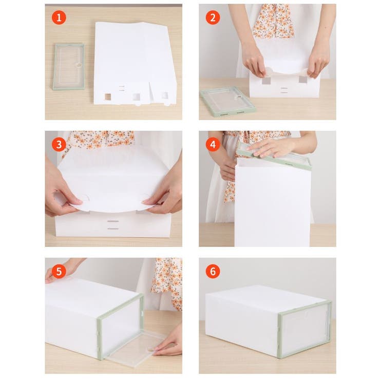 シューズボックス 6個セット 女性用 | PlusNao | 詳細画像12 