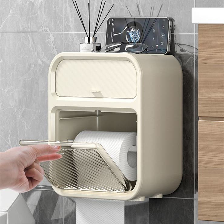 トイレットペーパーホルダー ペーパータオルホルダー 収納 | PlusNao | 詳細画像5 