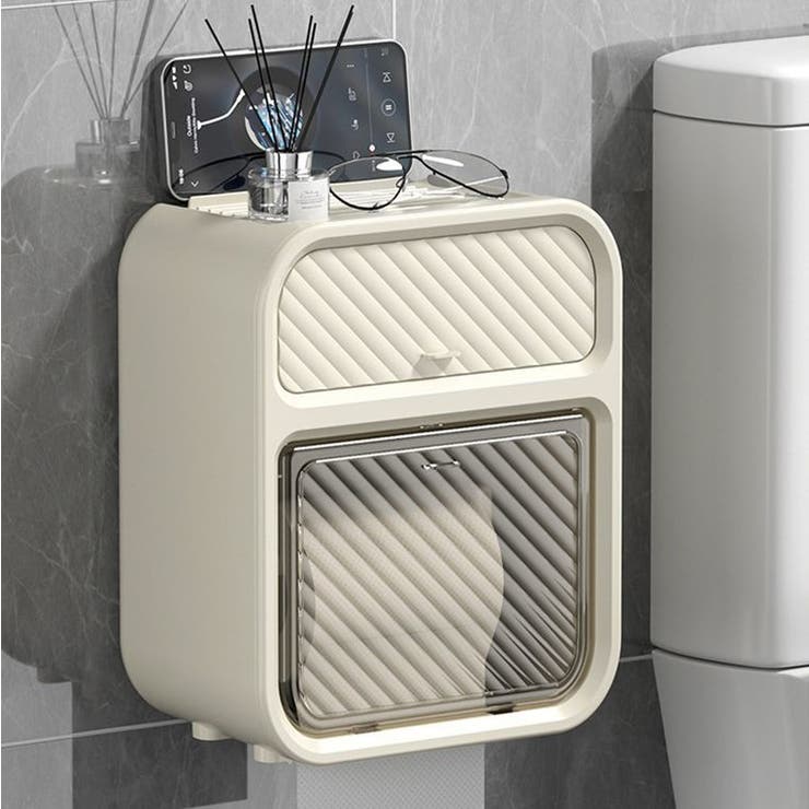 トイレットペーパーホルダー ペーパータオルホルダー 収納 | PlusNao | 詳細画像6 