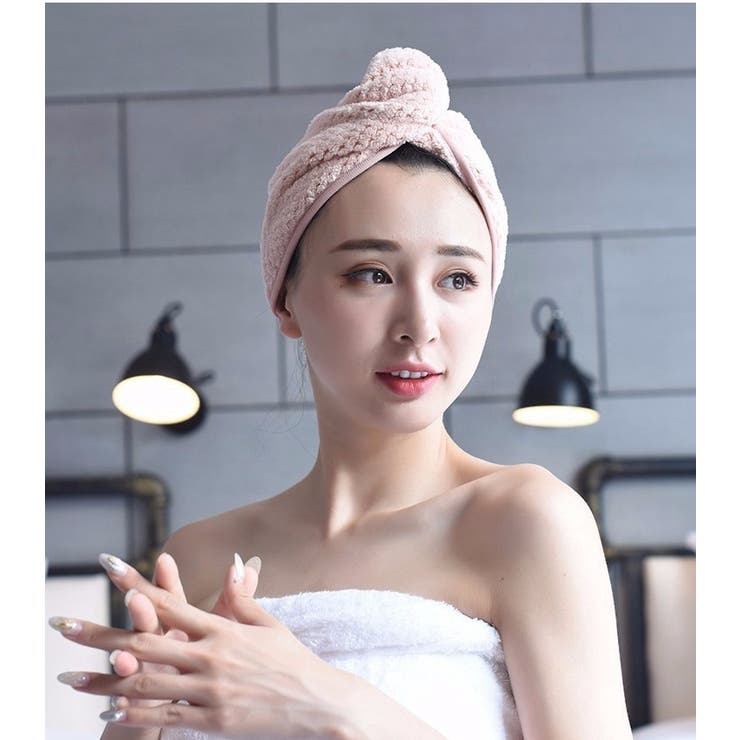 タオルキャップ ヘアキャップ ヘアタオル | PlusNao | 詳細画像3 