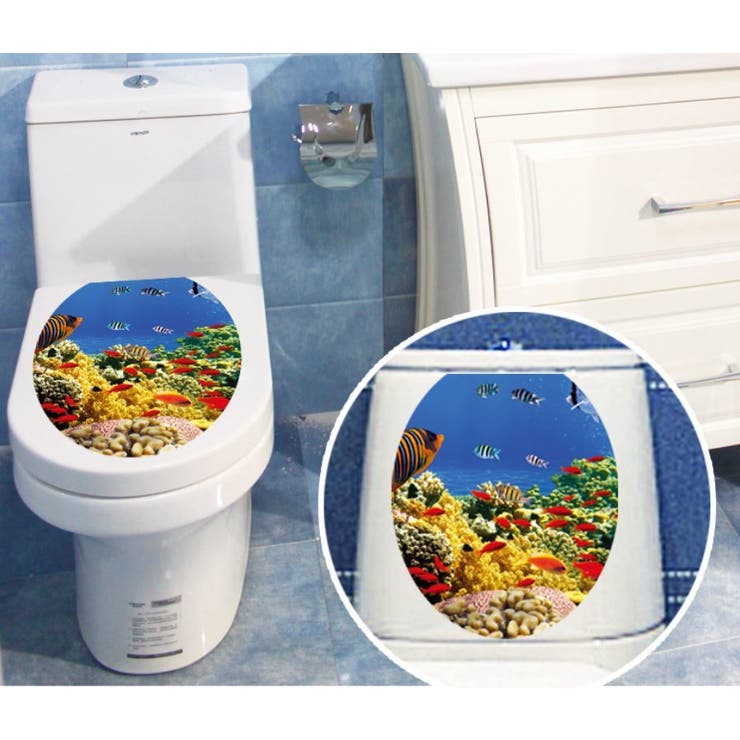 トイレステッカー 便座シール ウォールステッカー | PlusNao | 詳細画像10 